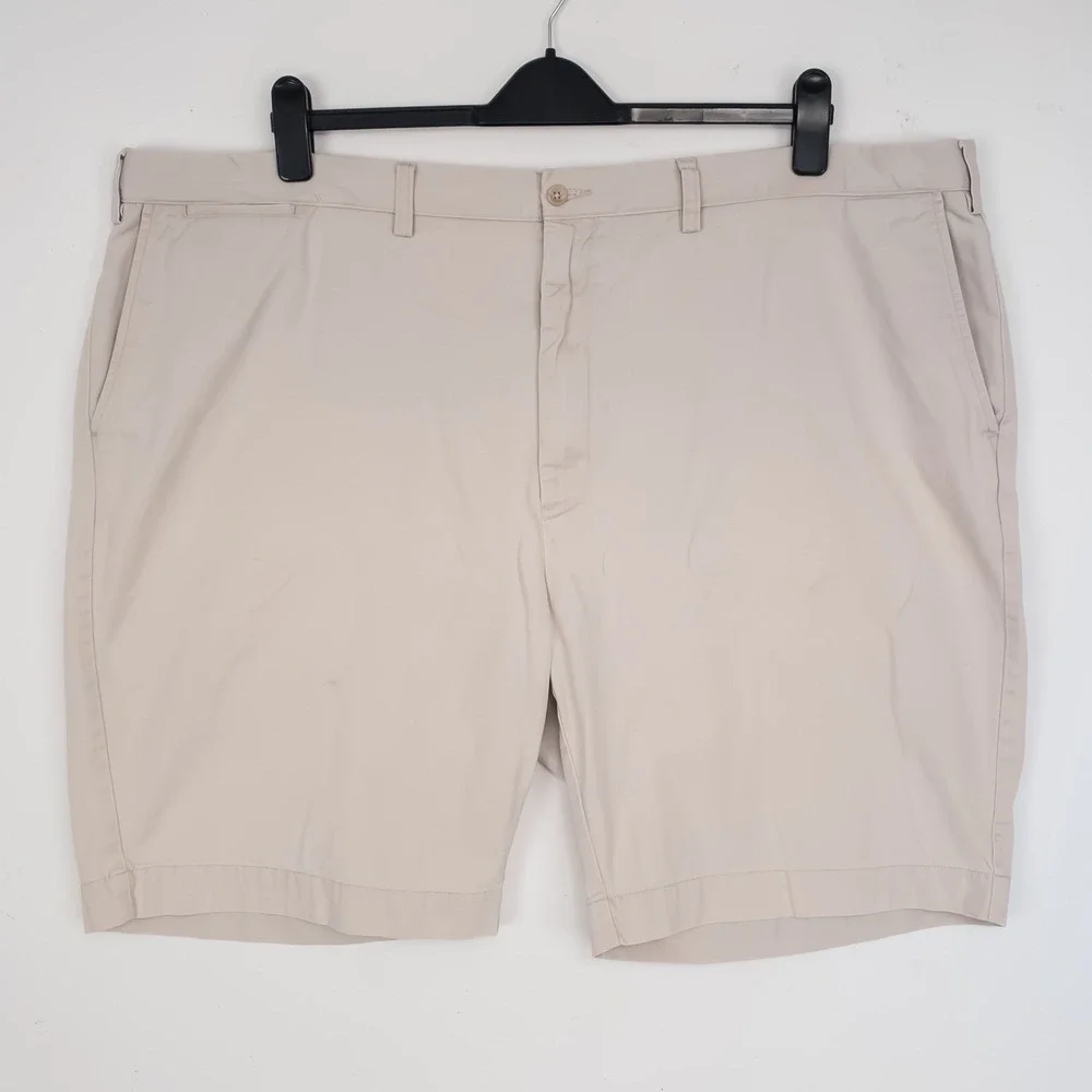 Polo Ralph Lauren Chino Shorts Mens 50 Big Tan Classic Fit Cotton Twill FITS 49
